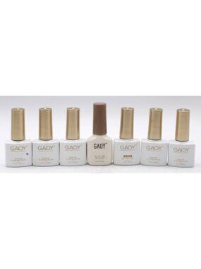 GAOY Gel Polish Set Soak Off UV LED 7.3ml & 6.5ml Nail Colors & Top Coat